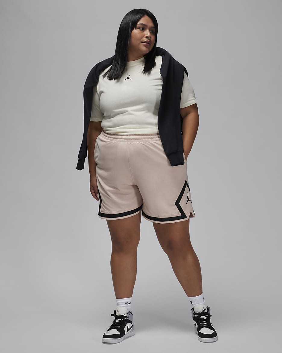 Jordan Sport Women s Diamond Shorts Plus Size Nike